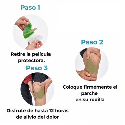 Parches naturales de Rodilla