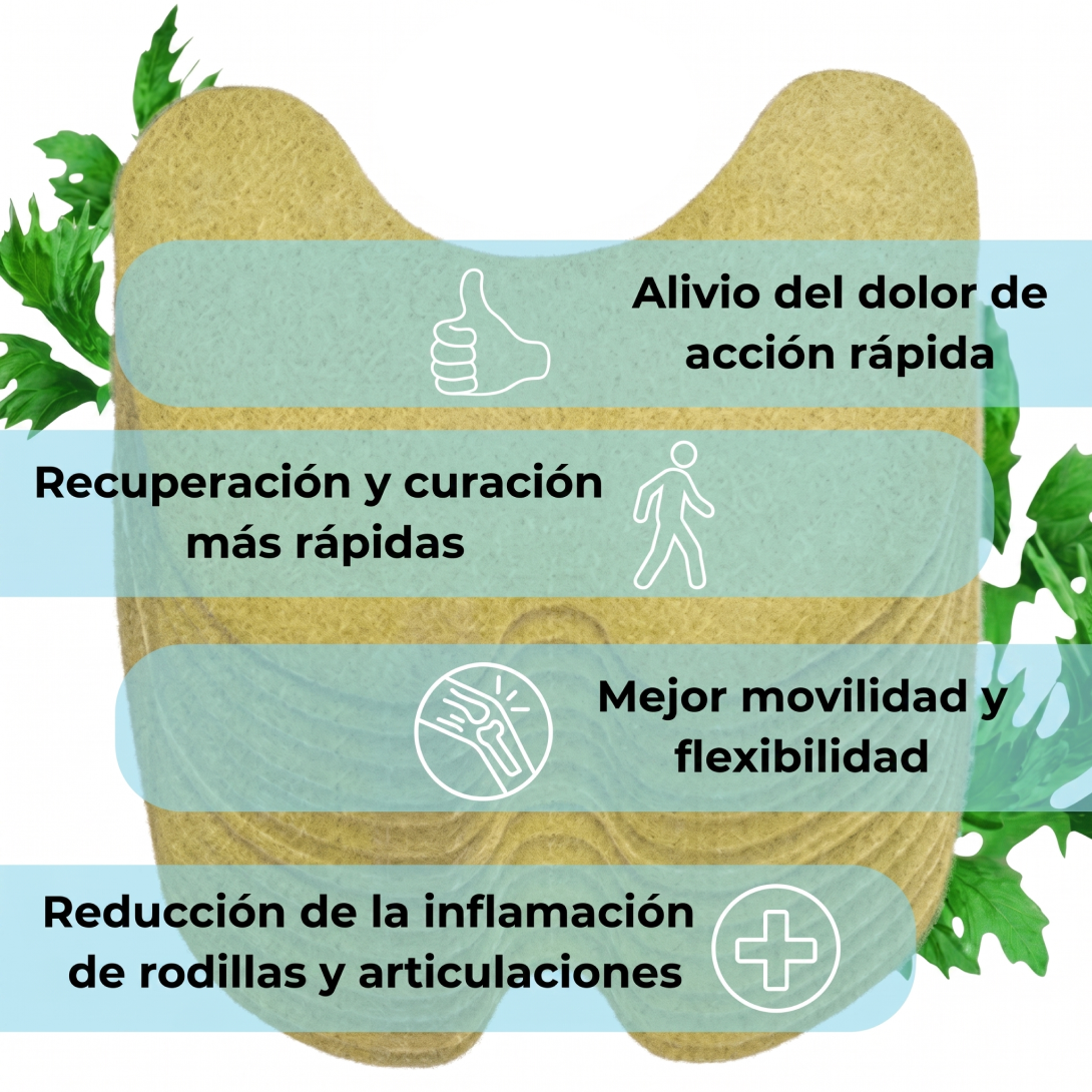 Parches naturales de Rodilla