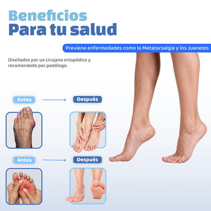 Almohadillas terapéuticas con Separador de dedos